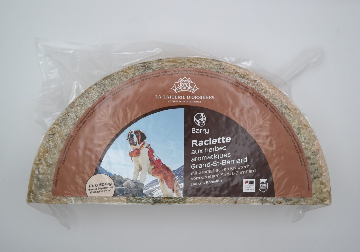 Raclette aux herbes Barry – Valais | Fromage suisse engagé