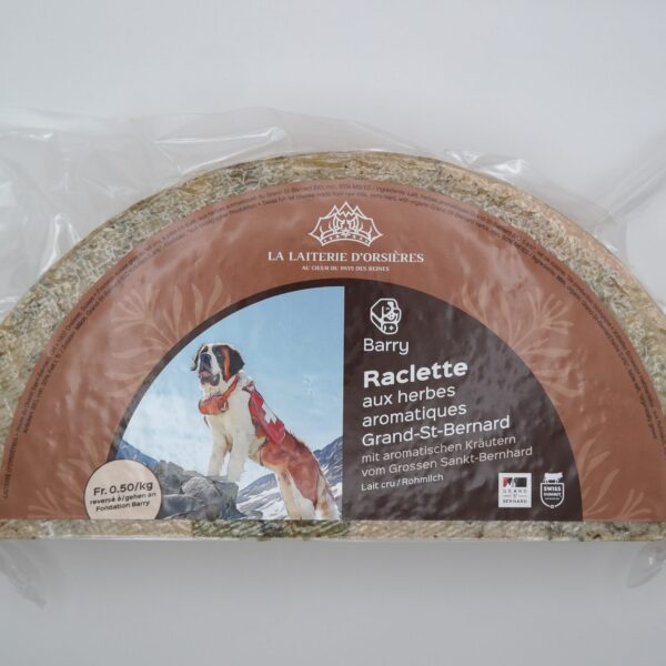 Raclette aux herbes Barry – Valais | Fromage suisse engagé